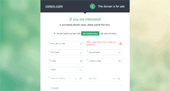 Desktop Screenshot of coisco.com